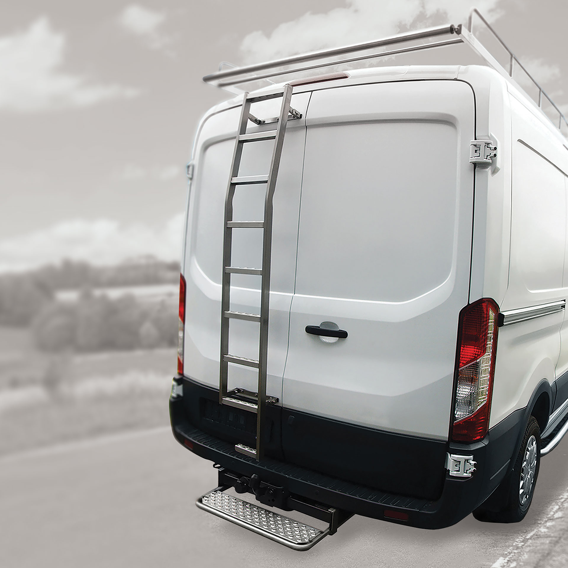 Serie CTE | Hecktürleiter aus Edelstahl - Ducato/Jumper/Boxer 2014- H2 Serie CTE | Hecktürleiter aus Edelstahl - Ducato/Jumper/Boxer 2014- H2