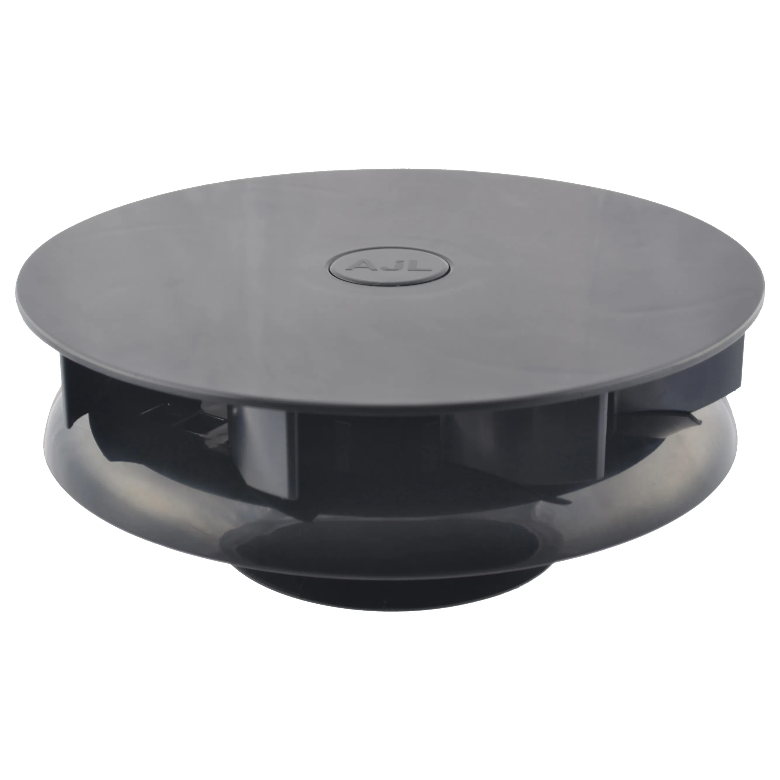 Serie CF Slim | Windgetriebener Ventilator - in schwarz