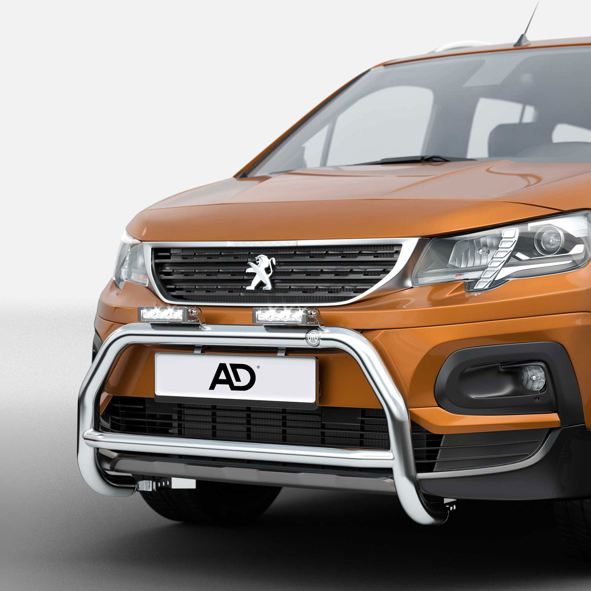 Serie Eurobar | Frontbügel aus Edelstahl, Hochglanz - Berlingo/Partner/Rifter/Combo ab 2018, ProAce 2016- Serie Eurobar | Frontbügel aus Edelstahl, Hochglanz - Berlingo/Partner/Rifter/Combo ab 2018, ProAce 2016-