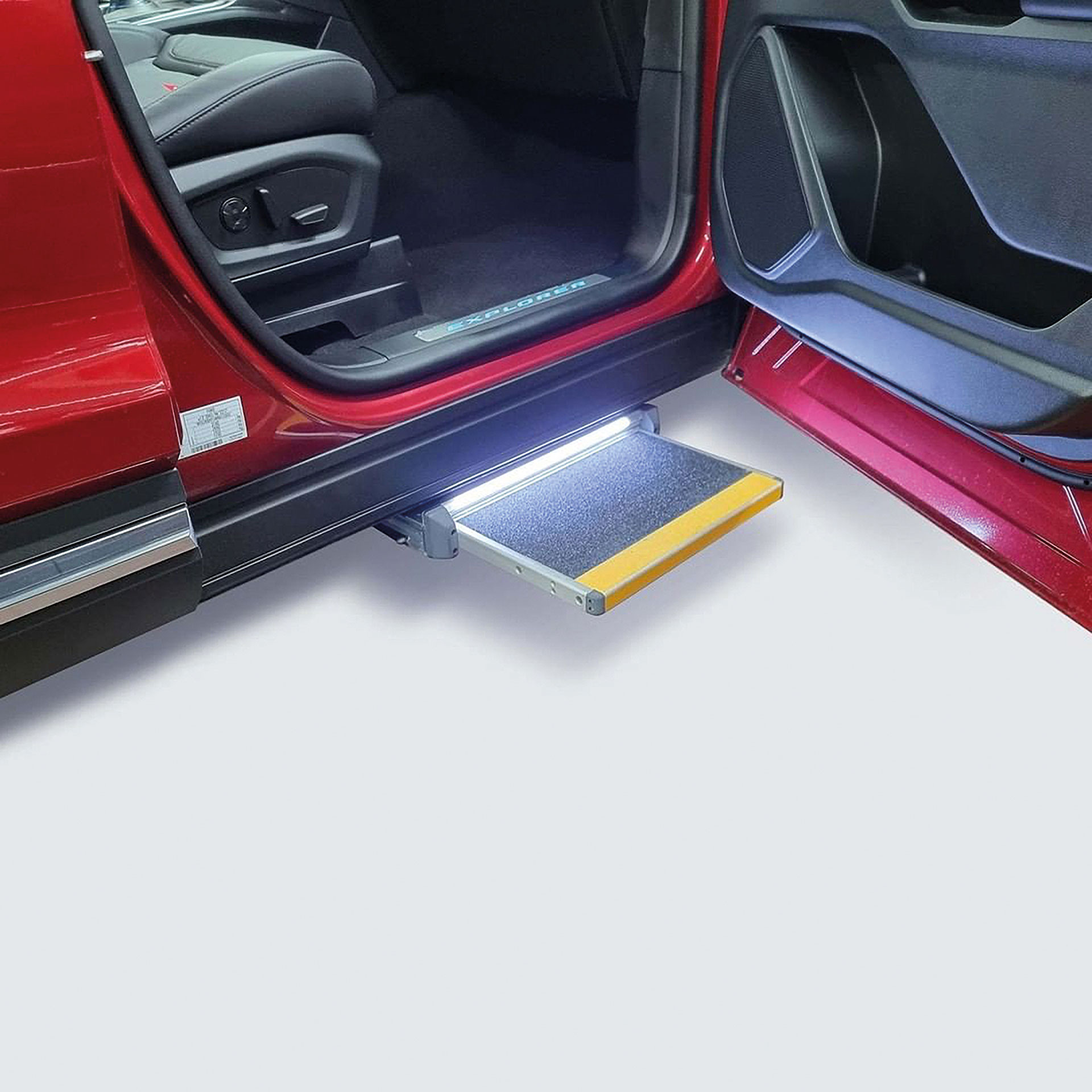 Serie E1 | Seitliche elektrische Kassettenstufe, 450mm - Universell Serie E1 | Seitliche elektrische Kassettenstufe, 450mm - Universell