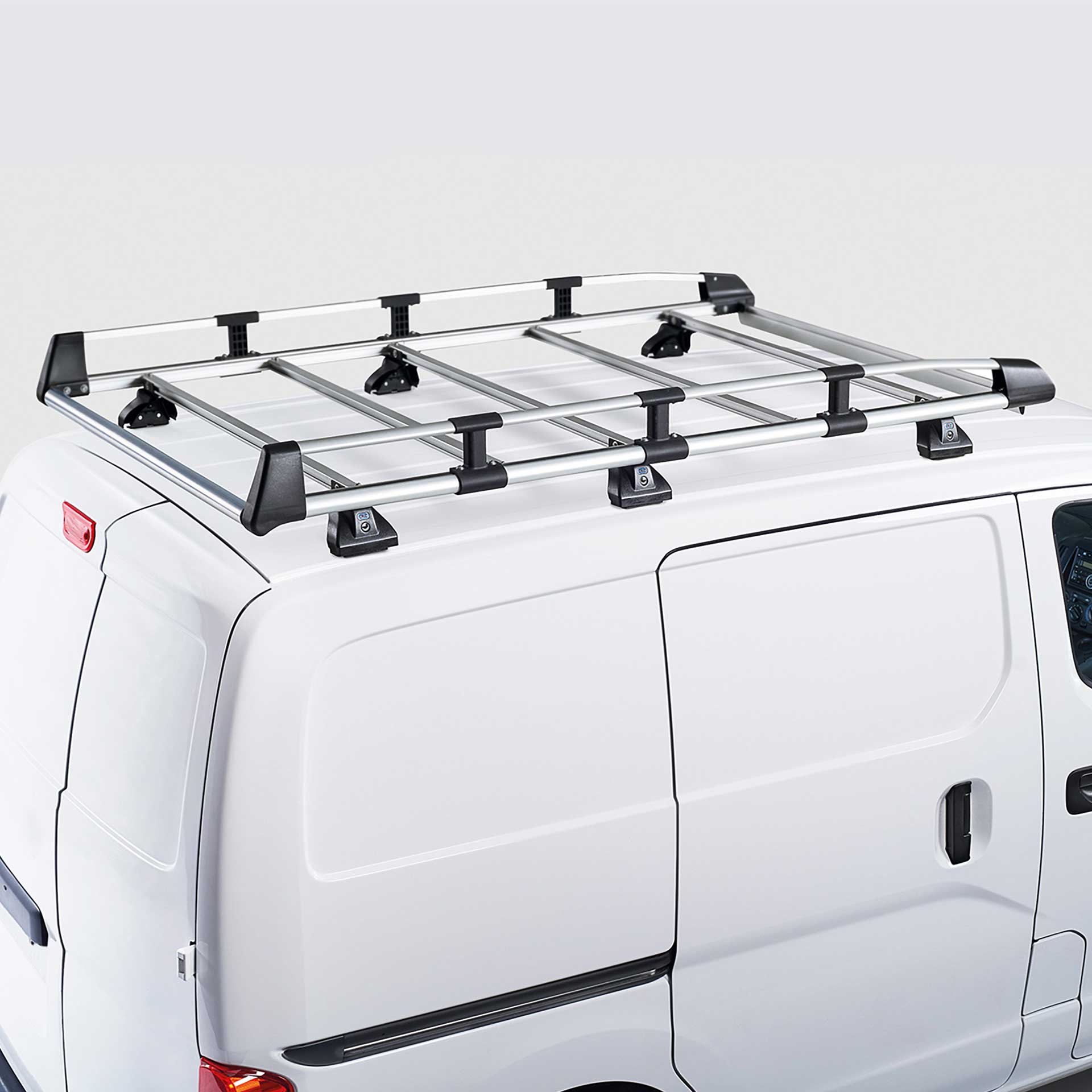 Dachgepaecktraeger aus Aluminium für Lieferwagen, Transporter und Wohnmobile, von AlphaDynamik, Serie LA Dachgepaecktraeger aus Aluminium für Lieferwagen, Transporter und Wohnmobile, von AlphaDynamik, Serie LA