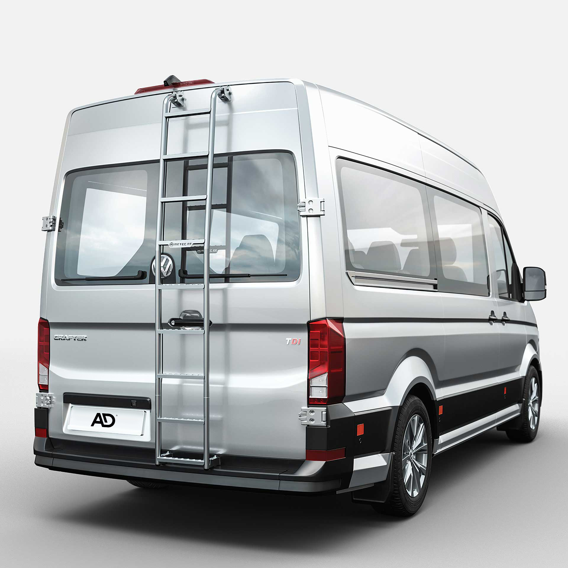 Hecktuerleiter Volkswagen Crafter, Serie HKL von AlphaDynamik Autozubehör und Flotten-Lösungen