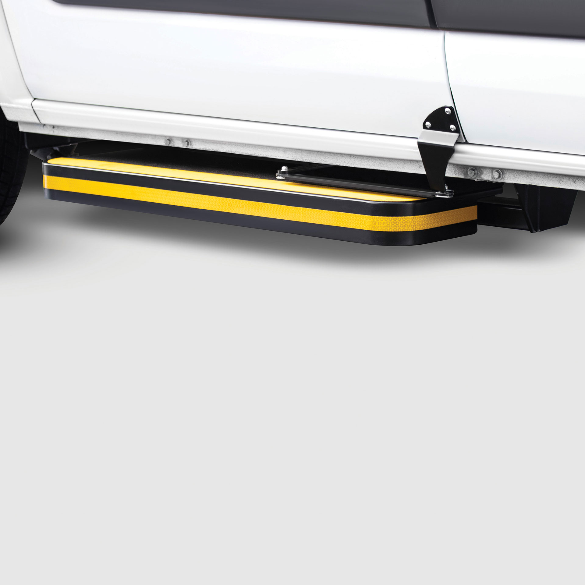 Serie X3 | Türkombinierte Trittstufe, 1200mm, Beifahrerseite - Transit ab 2014 Heckantrieb + Allrad