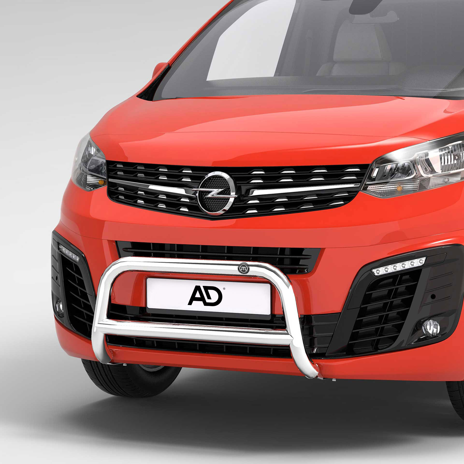 Serie Eurobar | Frontbügel aus Edelstahl, Hochglanz  - Jumpy/Spacetourer/Expert/Traveller/ProAce 2016-, Vivaro C/Zafira Life 2019-