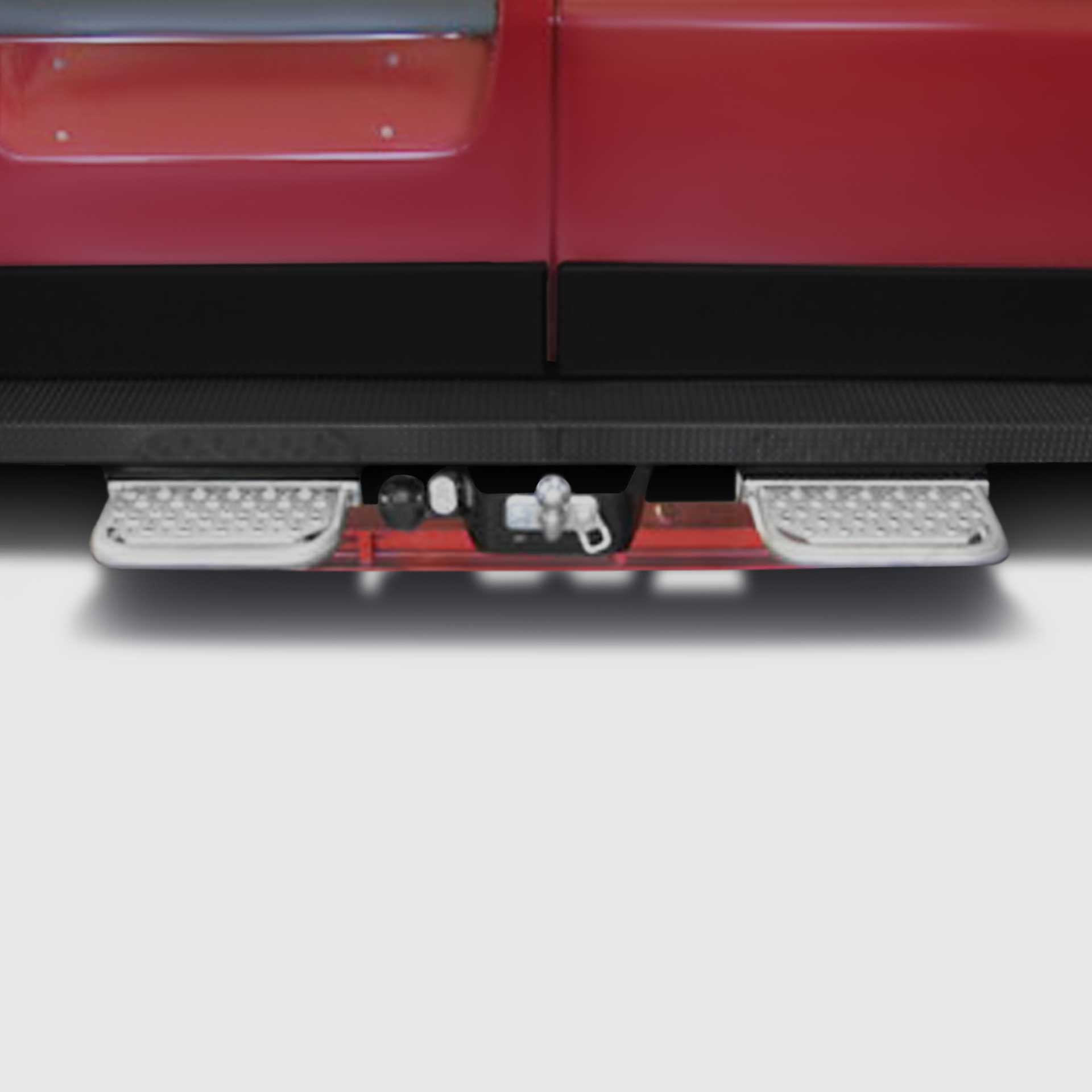 Serie-HER-Hecktrittstufe-aus-rostfreies-Edelstahl-einzel-oder-doppelstufe-von-AlphaDynamik Serie HER | Hecktrittstufe aus Edelstahl für AHK (Westfalia), geteilt - Ducato/Jumper/Boxer 2006-