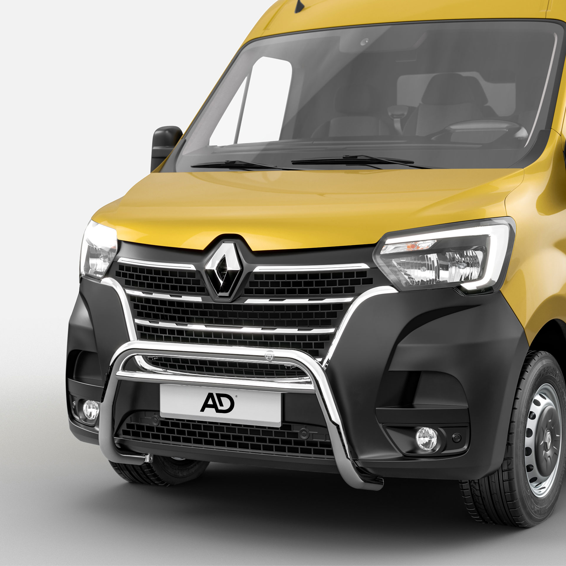 Serie Eurobar | Frontbügel aus Edelstahl, Hochglanz  - Master/NV400 2019-, Movano 2019-2022