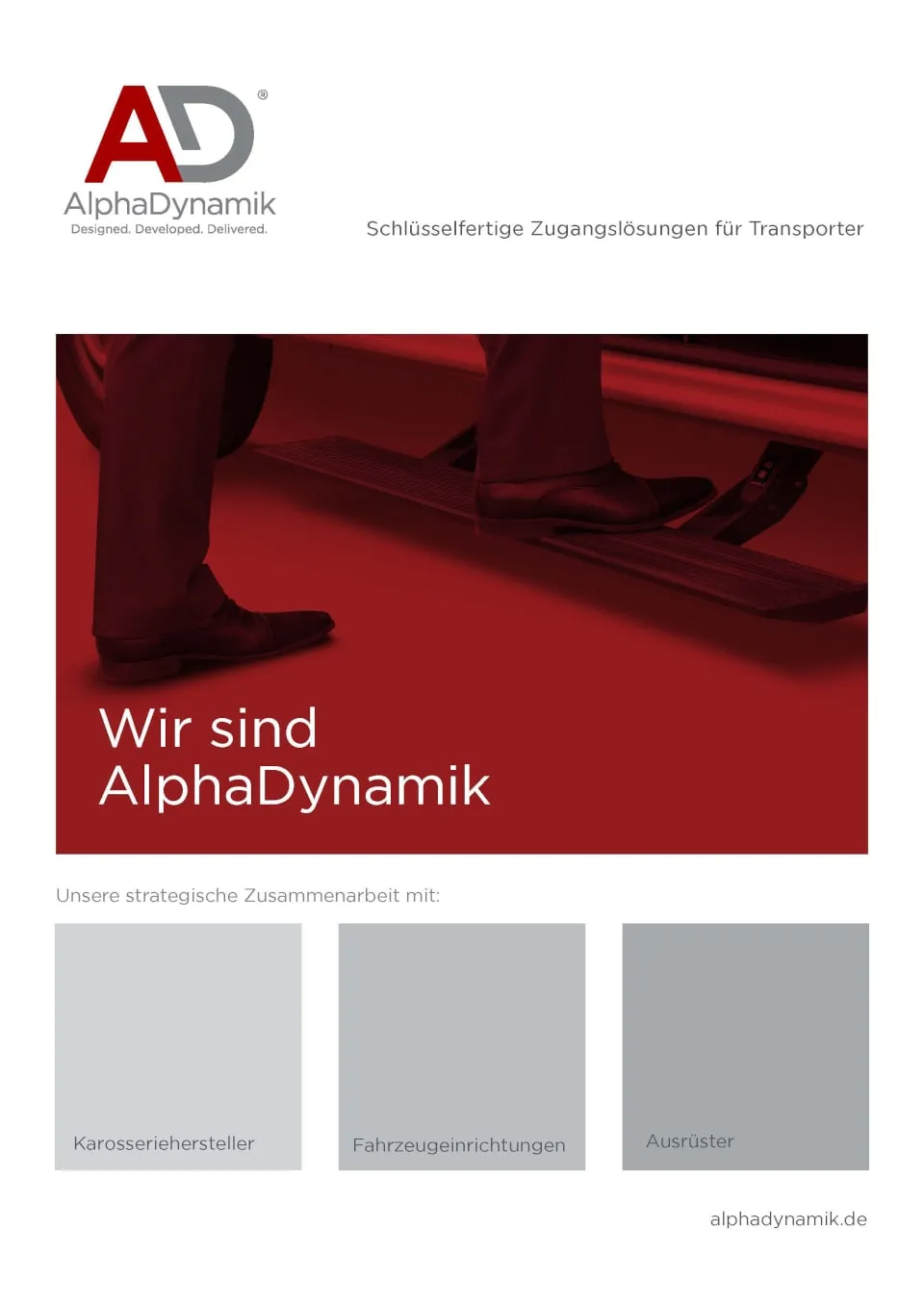 Schlüsselfertigen Zugangslösungen für Transporter, AlphaDynamik GmbH