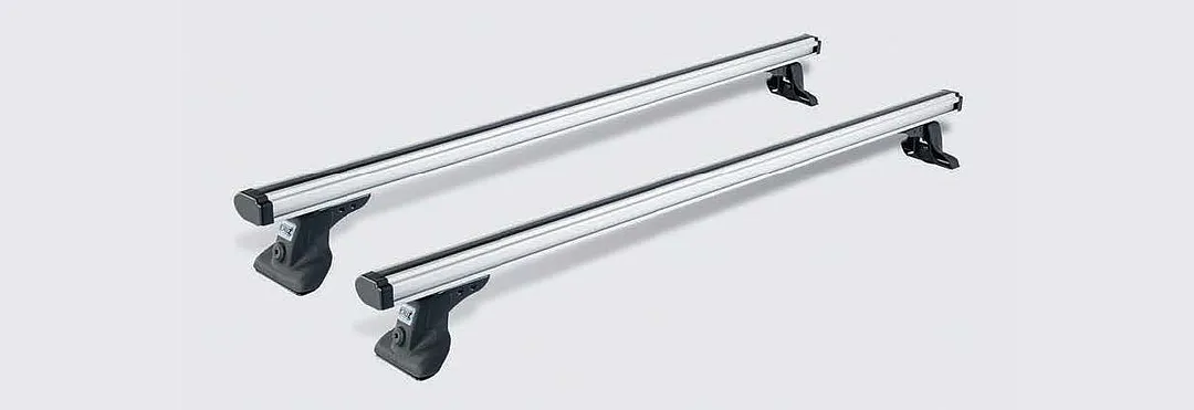 Mounting kit for roof rack, connect with railing, stable aluminum profile, Serie PA by AlphaDynamik