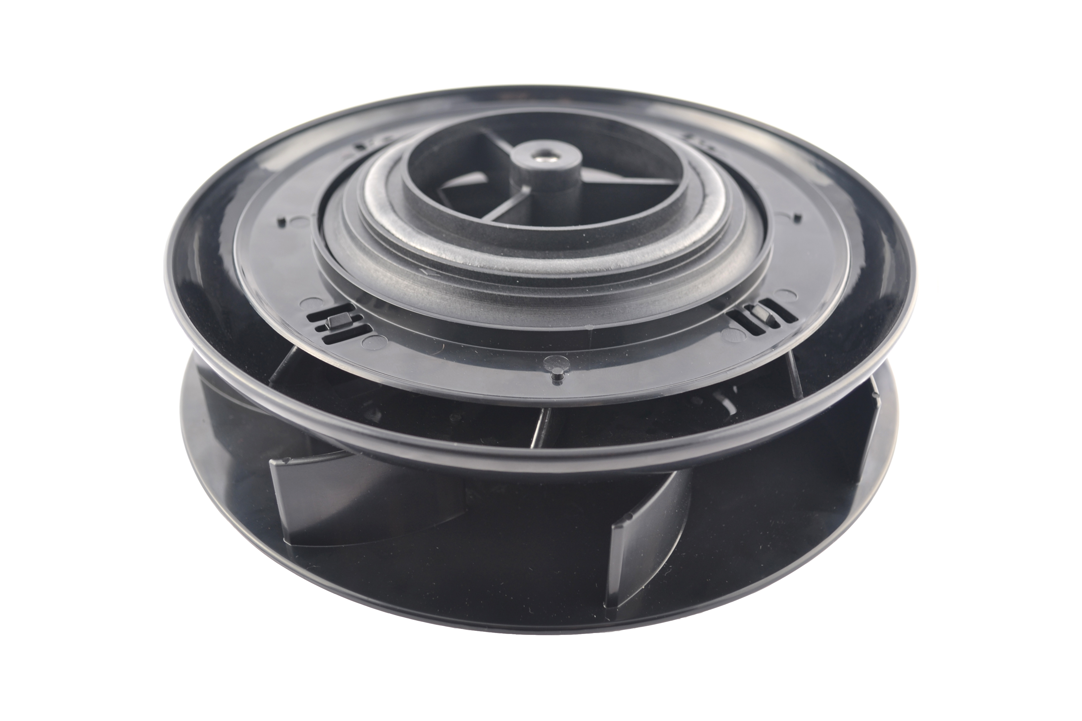 Serie CF Slim | Windgetriebener Ventilator - in schwarz